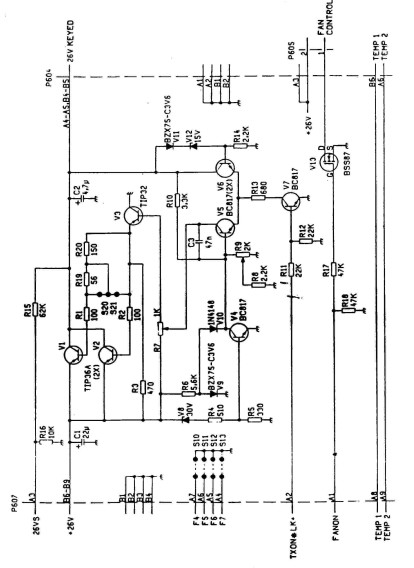 Schematic of control circuit